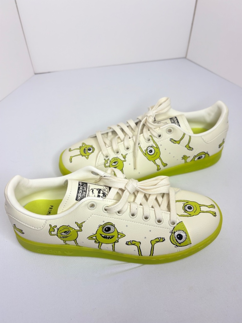Adidas Stan Smith Disney Pixar Monsters Inc Mike Wazowski Sneakers